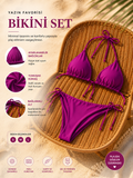 Bronzara Mor Bikini Seti